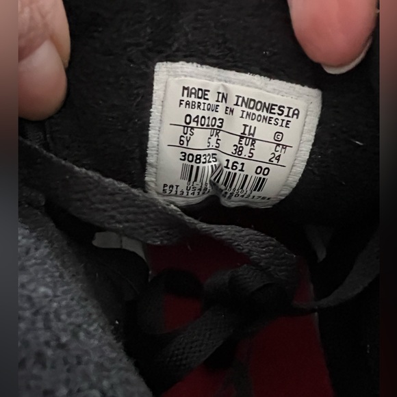 Nike Jordan 2 II retro Chicago sneakers 2004 OG ORIGINAL shoes varsity- 6 y 8 w - Picture 9 of 10